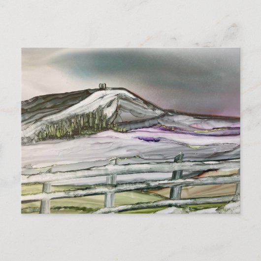 Rivington Pike Tower Briefkaart (Voorkant)