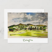 Rivington Winter Hill Landscape Briefkaart (Voorkant / Achterkant)