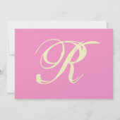 Rivka Custom Bat Mitzvah Invitation Pink Paars Kaart (Achterkant)