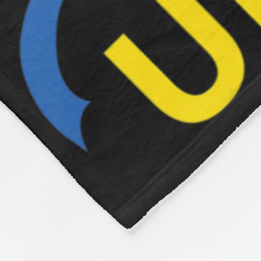 Rivne Ukraine National Flag Heart Emblem Crest  Fleece Deken (Hoek)