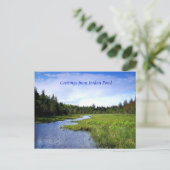 Rivulet van Jordan Pond Briefkaart (Staand voorkant)