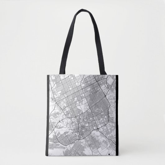Riyad Saudi-Arabië Kaart Tote Bag (Voorkant)