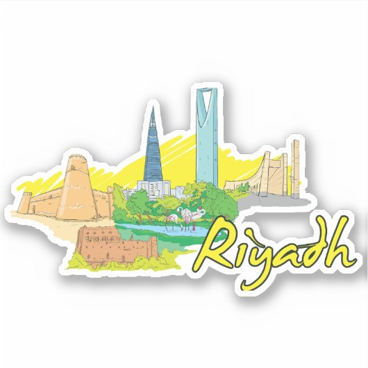 Riyad Sticker (Voorkant)