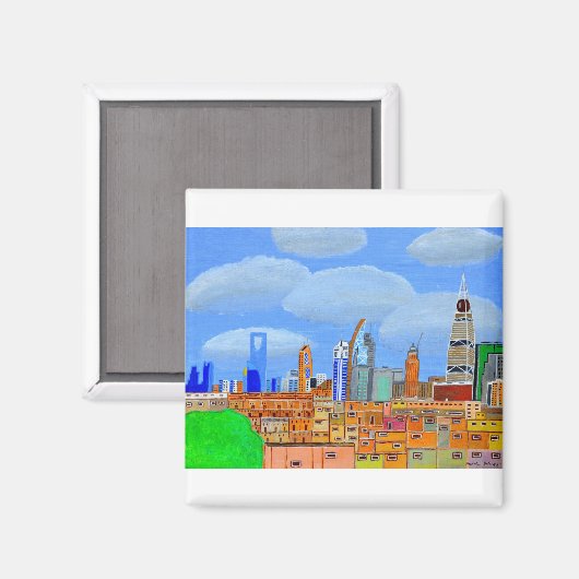 Riyadh (2) magneet (Voorkant / Achterkant)