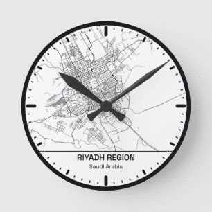 Riyadh Klok Stad Lijn Kunst