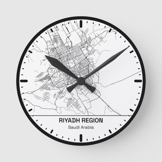 Riyadh Klok Stad Lijn Kunst (Voorkant)