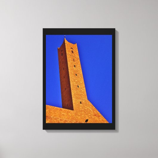 Riyadh Minaret Canvas Afdruk (Voorkant)