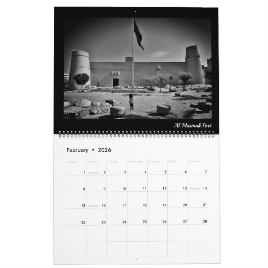 Riyadh, Saudi-Arabië Kalender (Feb 2026)