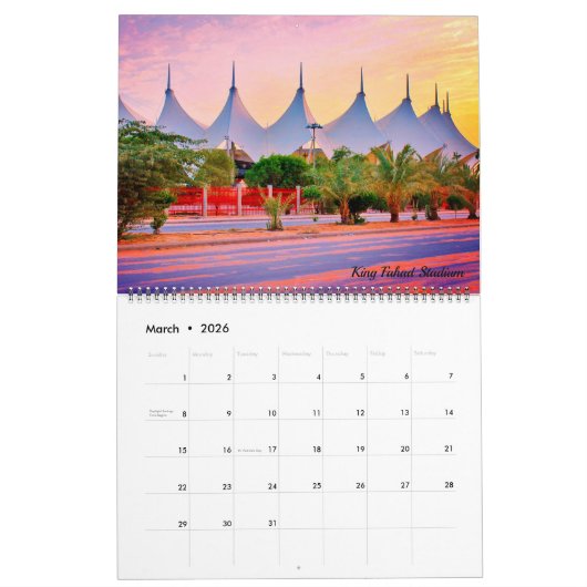 Riyadh, Saudi-Arabië Kalender (Mar 2026)