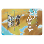 Riyadh Saudi-Arabië: poster van het klassieke reiz Magneet (Horizontaal)