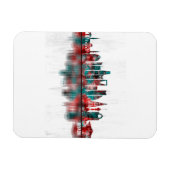 Riyadh Saudi-Arabië Skyline Magneet (Horizontaal)