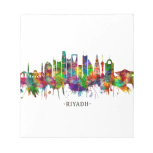 Riyadh Saudi-Arabië Skyline Notitieblok