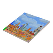 Riyadh, Saudi-Arabië Tegeltje (Zijkant)