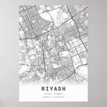 Riyadh Stadsplattegrond