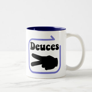 Riyah-Li Design Deuces Tweekleurige Koffiemok
