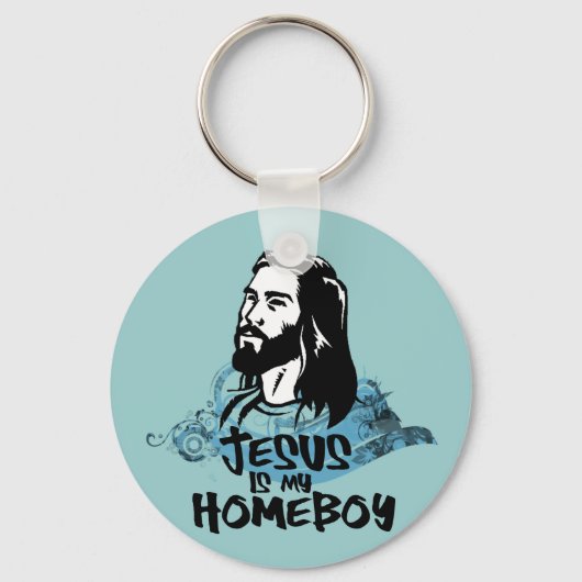 Riyah-Li Design Jezus is mijn Homeboy Sleutelhanger (Voorkant)