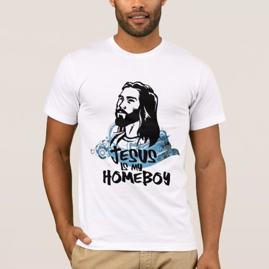 Riyah-Li Design Jezus is mijn homeboy T-shirt (Voorkant)
