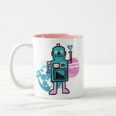 Riyah-Li Design Robot Tweekleurige Koffiemok (Links)