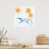 Riyah-Li Design Surfer Poster (Keuken)