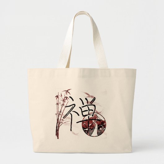 Riyah-Li Design Zen Grote Tote Bag (Voorkant)