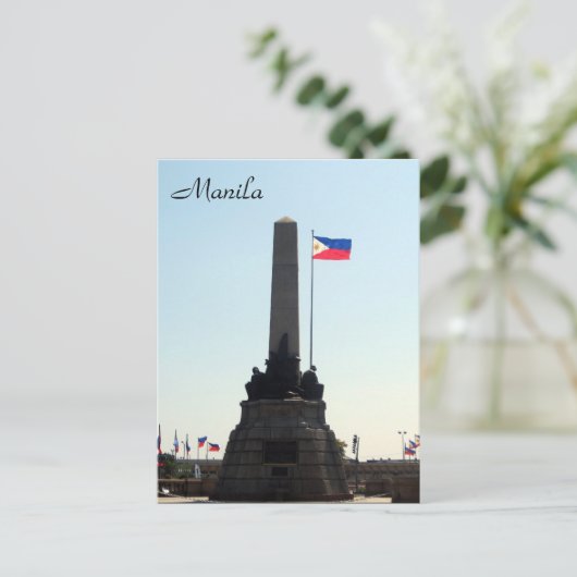 rizal flag monument briefkaart (Staand voorkant)