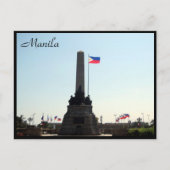 rizal monument briefkaart (Voorkant)