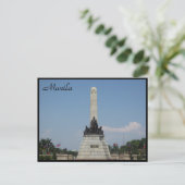 rizal monument manila briefkaart (Staand voorkant)