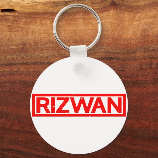 Rizwan Stamp Sleutelhanger (Voorkant)