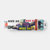 RIZZ 22 Skateboard, 7¾" Deck Persoonlijk Skateboard (Horizontaal)