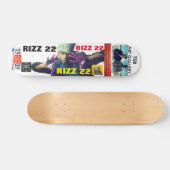 RIZZ 22 Skateboard, 7¾" Deck Persoonlijk Skateboard (Horizontaal)