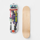 RIZZ 22 Skateboard, 7¾" Deck Persoonlijk Skateboard (Voorkant)