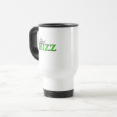 RIZZ 40 Milestone Birthday Crown Coffee Mug Reisbeker (Voorkant links)