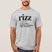 Rizz-definitie T-shirt (Voorkant)
