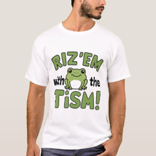 Rizz em met de tim voor autisme t-shirt