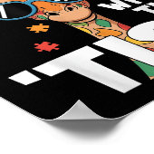 Rizz EM met de TISM Autisme Giraffe Grappig Autism Poster (Hoek)