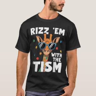 Rizz EM met de TISM Autisme Giraffe Grappig Autism T-shirt