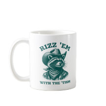 Rizz 'em met de 'Tism Raccoon Cowboy Western