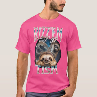 Rizz EM met de TISM Sloth Autistic 90S Bootleg R T-shirt