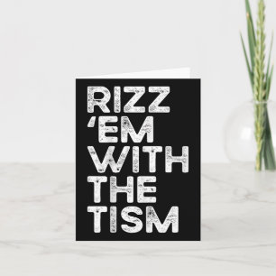 Rizz EM met het TISM Funny Autism Awareness Kaart