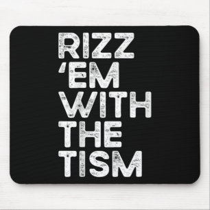 Rizz EM met het TISM Funny Autism Awareness Muismat