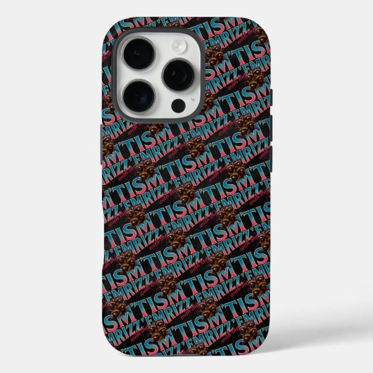 Rizz Em With The Tism Meme Autisme Grappige Wasbee Case-Mate iPhone Case (Achterkant)