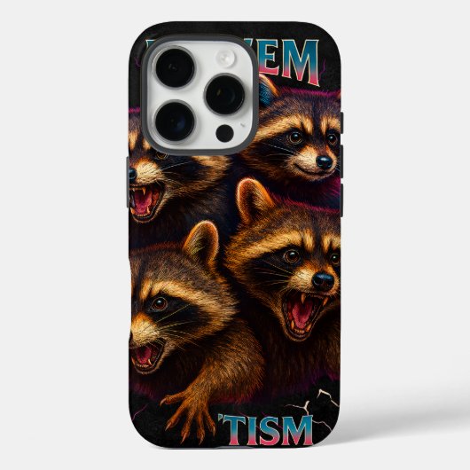 Rizz Em With The Tism Meme Autisme Grappige Wasbee Case-Mate iPhone Case (Achterkant)