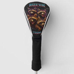 Rizz Em With The Tism Meme Autisme Grappige Wasbee Golfheadcover
