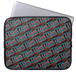 Rizz Em With The Tism Meme Autisme Grappige Wasbee Laptop Sleeve