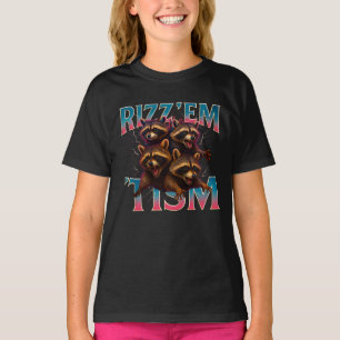 Rizz Em With The Tism Meme Autisme Grappige Wasbee T-shirt
