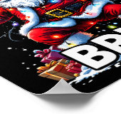 Rizz het seizoen Bruh Merry Rizzmas Bruh Santa Cla Poster (Hoek)