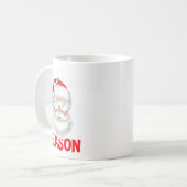 Rizz Het Seizoen Gekke Kerst Grappig Santa Mannen  Koffiemok (Voorkant links)