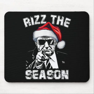 Rizz het seizoen Grappig Trump Vrolijk Kerstman Muismat