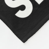 Rizz het seizoen Grappige kerst Rizzmas Cool Santa Fleece Deken (Hoek)