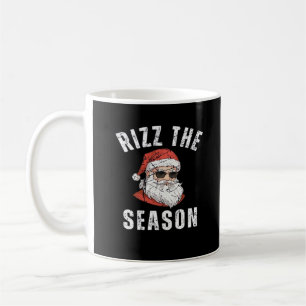 Rizz Het Seizoen Grappige Kerstman Gelukkig Rizzma Koffiemok